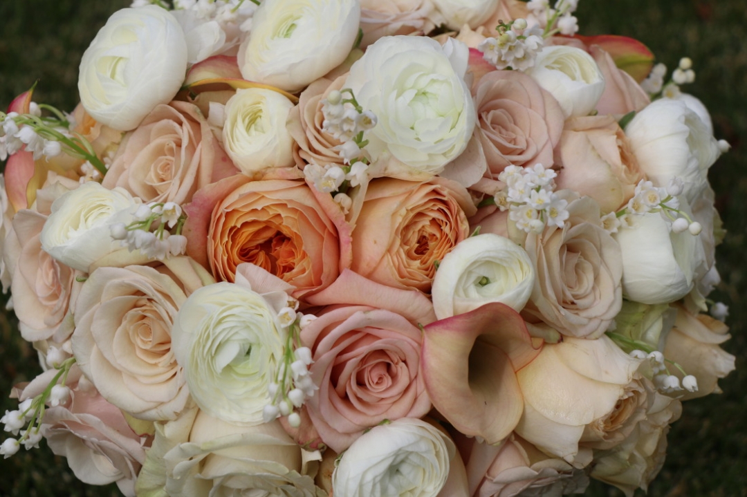 Lily of the Valley wedding bouquet