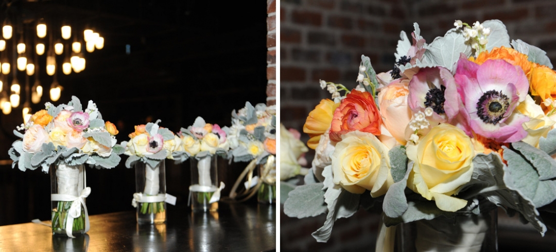 Anemone bridal bouquet