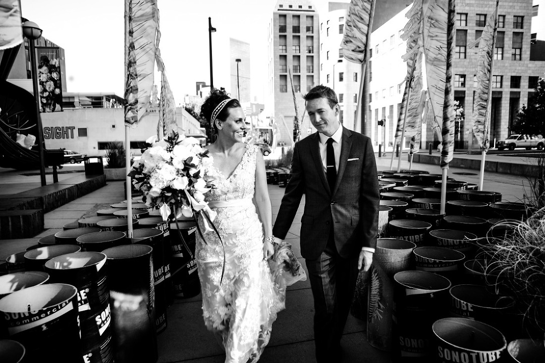 Married couple in downtown Denver